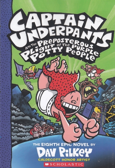 تصویر  Captain Underpants 8 کاپیتان زیرشلواری